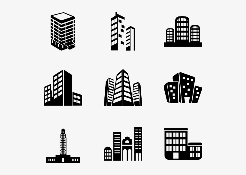 Buildings - Block Of Flats Icon, transparent png
