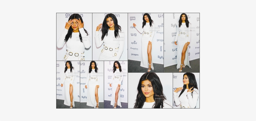 Kylie Jenner 2015 Nbc Universal White Long Sleeve Form-fitting - Girl, transparent png