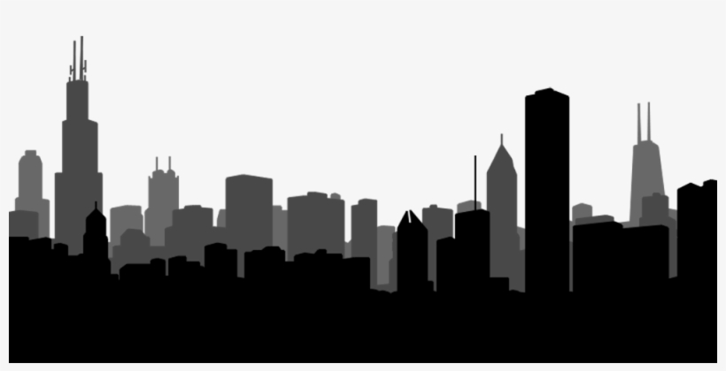 Black Buildings Png - Buildings Silhouette Png, transparent png