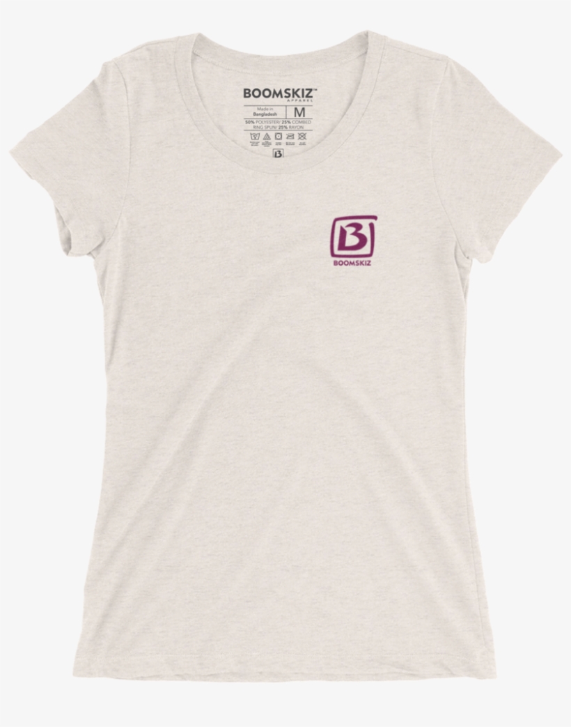 Boomskiz B Square Ladies Tri Blend T Shirt - Clothing, transparent png