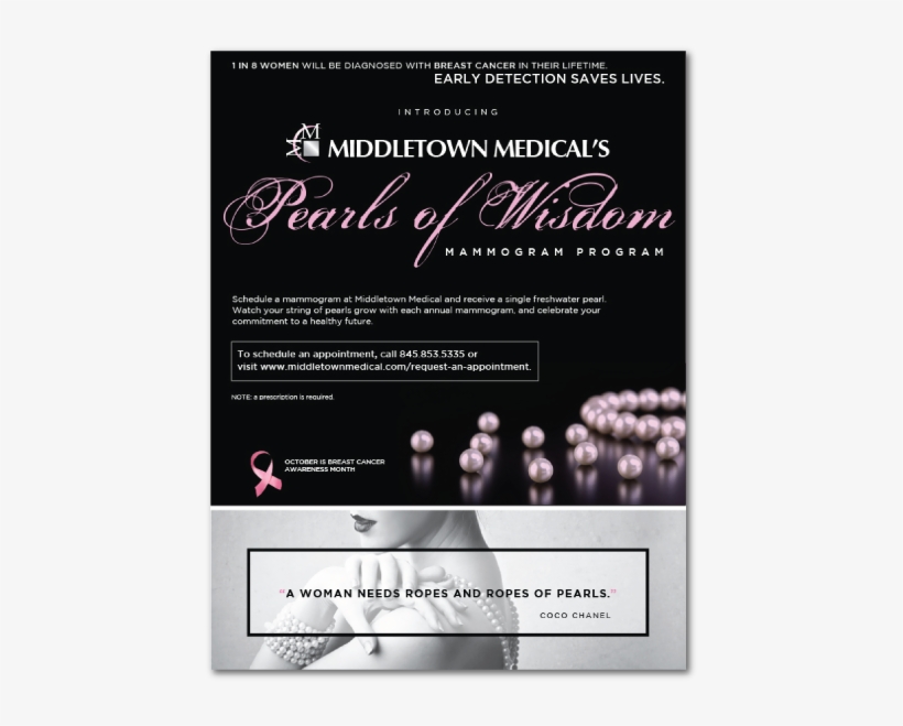 Middletown Medical Pearls Of Wisdom Ad - 100 Reasons, transparent png