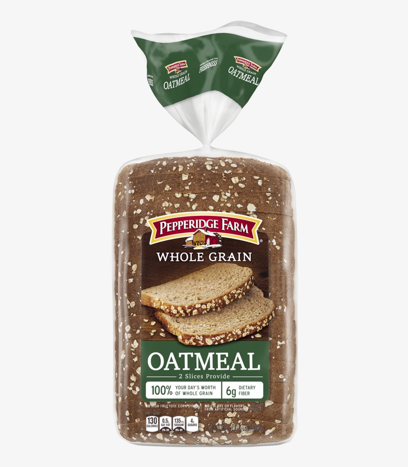 Pepperidge Farms 15 Grain Bread Nutrition Label, transparent png