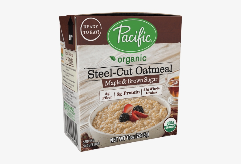 Organic Steel-cut Oatmeal - Maple & Brown Sugar, transparent png