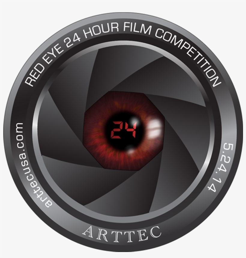 Red Eye Logo2 - Circle, transparent png