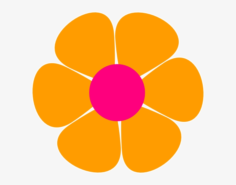 Blue Flower Clipart 60's - Flower Png Clipart, transparent png