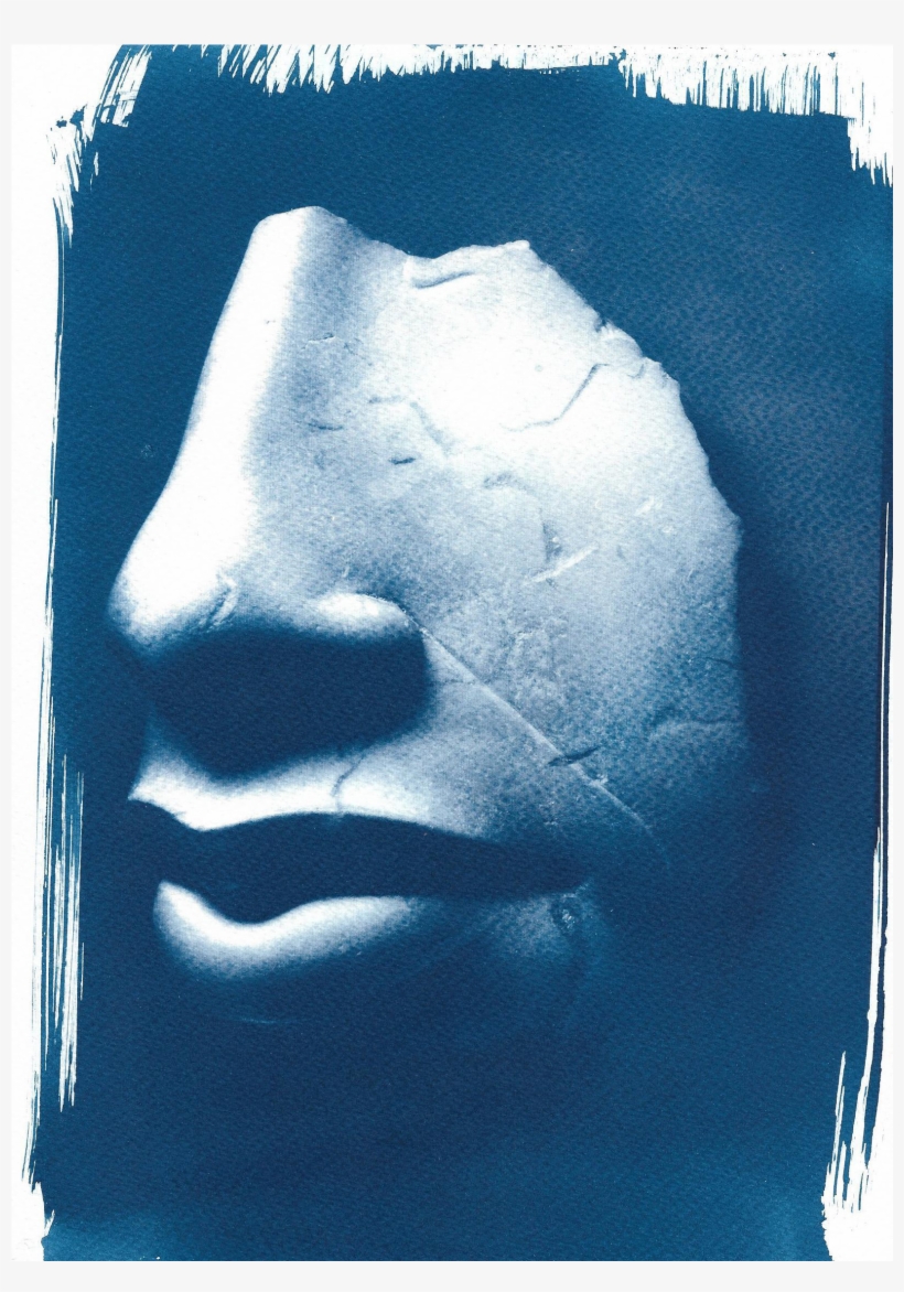 Limited Edition, Ancient Egyptian Nose And Mouth Sculpture, - Watercolor Paper, transparent png