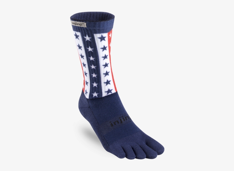 Injinji Women's Trail Midweight Mini Crew, transparent png