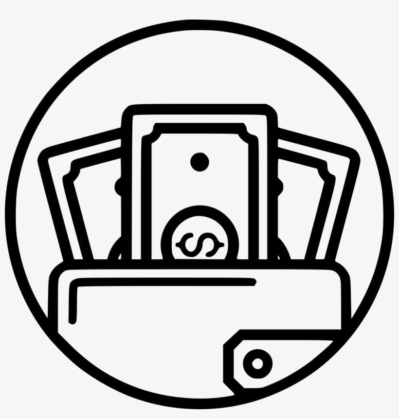 Png File - Wallet Cash Money Icon Png, transparent png
