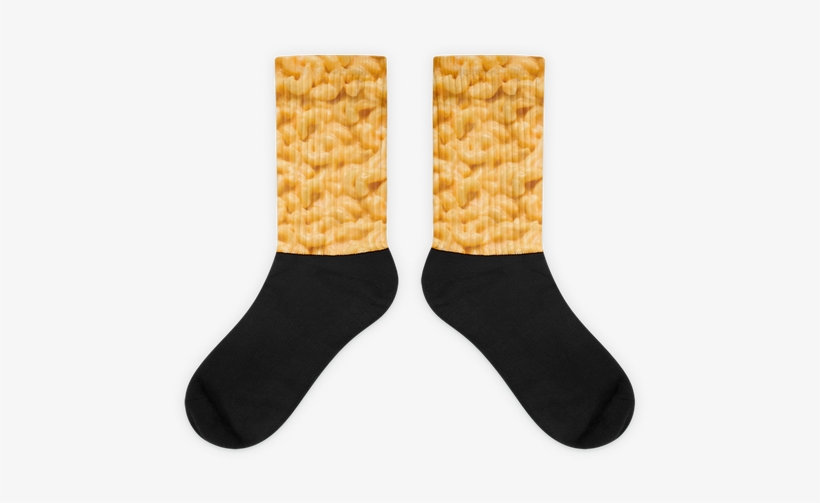 Mac N Cheese Socks - Sock, transparent png
