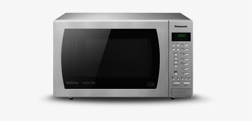 Modern Microwave Oven Png Free Download - Panasonic Slimline Combi Nn-ct585sbpq - Microwave Oven, transparent png