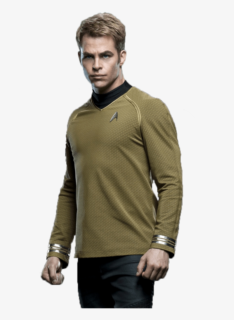 Chris Pine James T - Captain Kirk Into The Darkness, transparent png