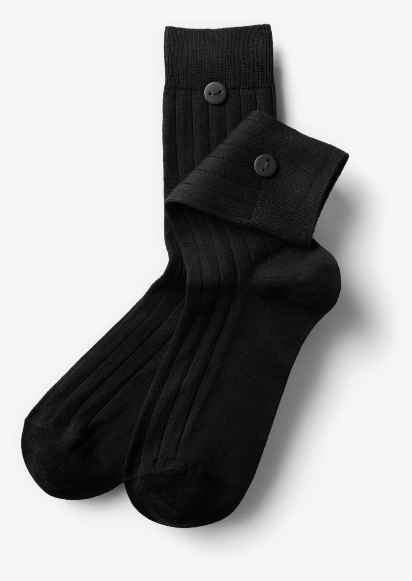 Wadensocken Schwarz Plus - Black Socks, transparent png