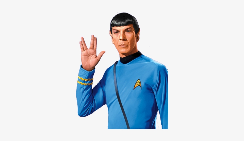 Leonard Nimoy Vulcan Salute - Star Trek Spock And Kirk, transparent png