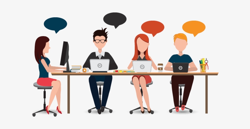 Live Chat Clipart Live Support - Happy And Healthy Workforce, transparent png