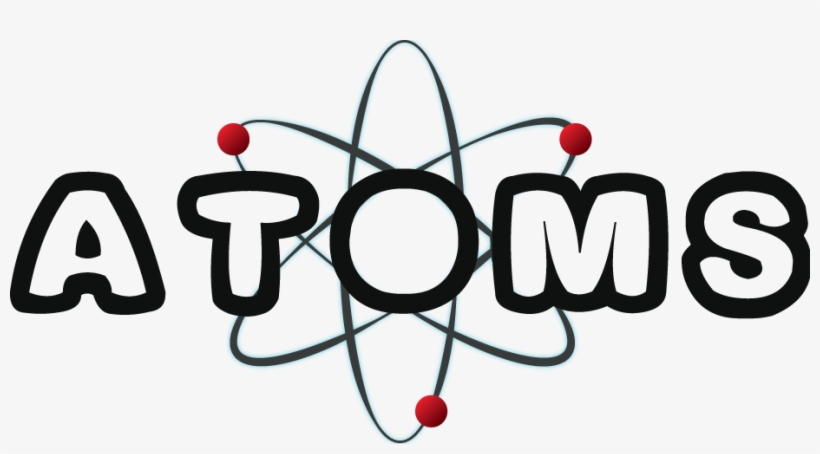 Atoms Logo Inverse - Atom, transparent png