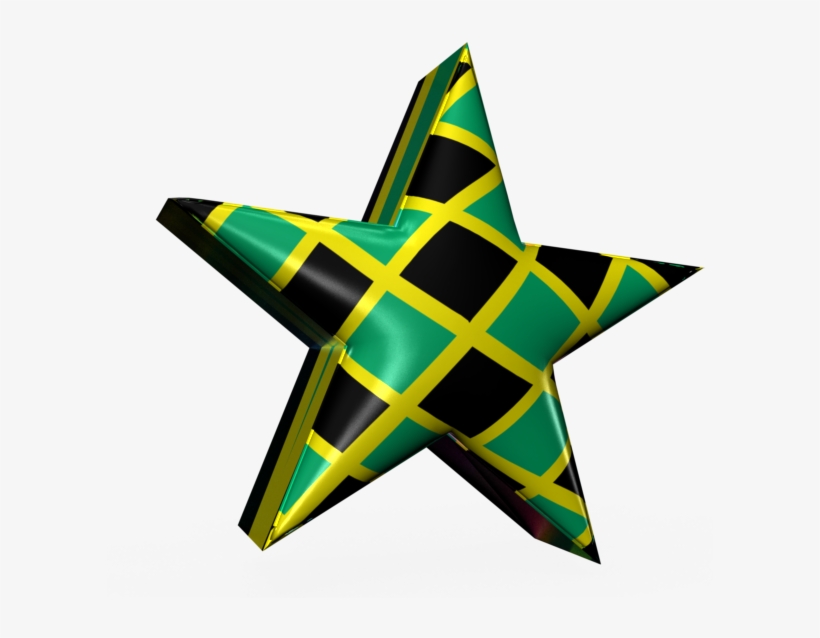 3d Plastic Jamaican Star - Toy, transparent png