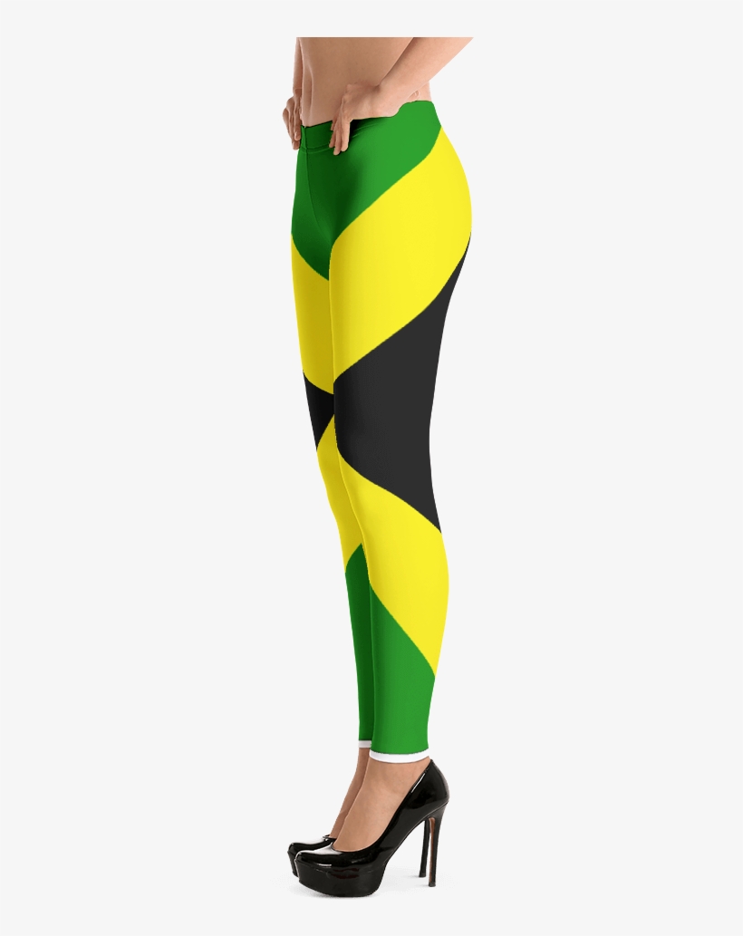 Jamaica Flag - Leggings - Camo Leggings, Army Leggings, Grunge Leggings, Crazy, transparent png