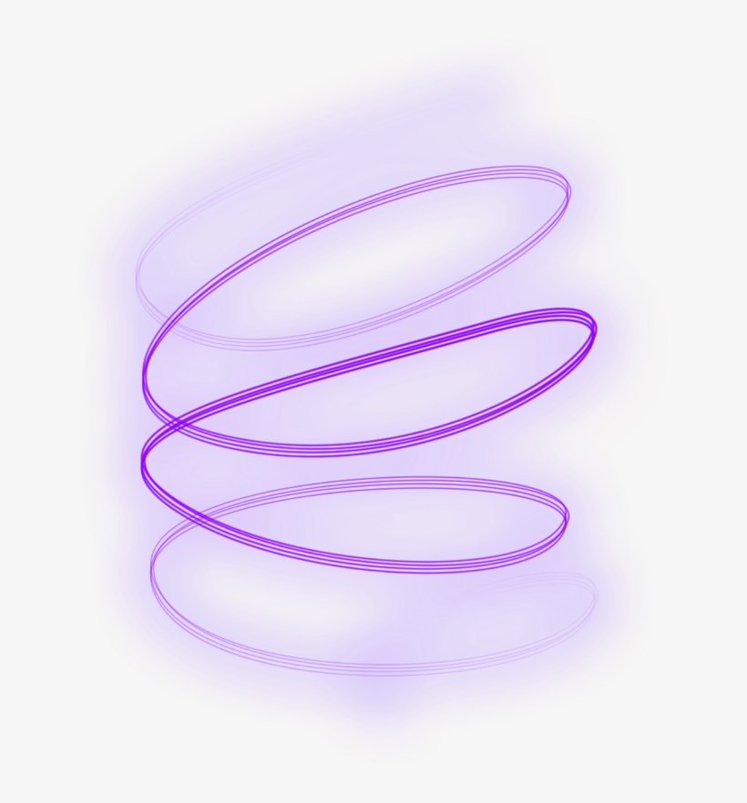 Ftestickers Effect Light Glow Purple Spiral - Purple, transparent png