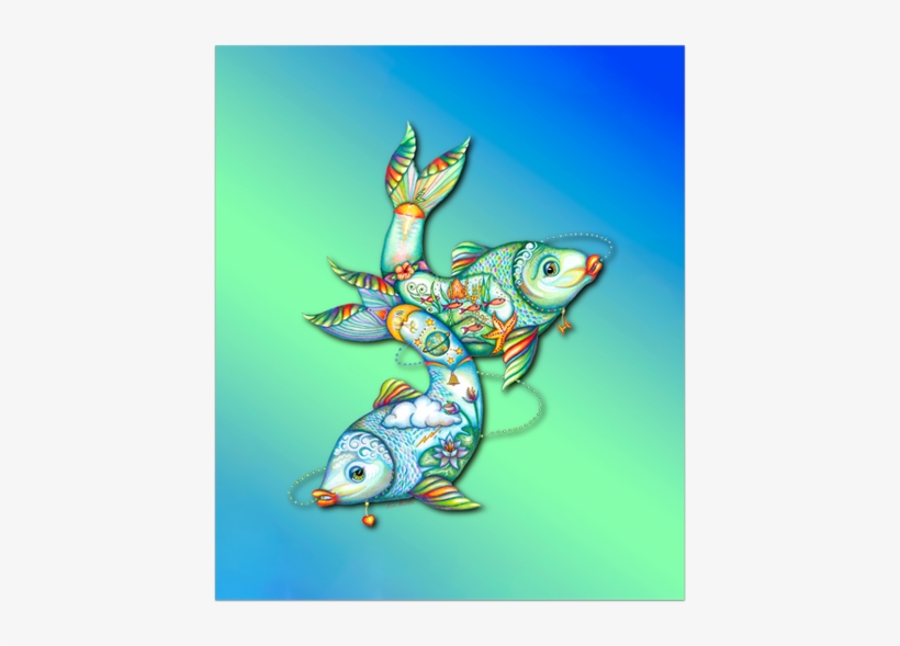 Pisces Canvas - Pisces, transparent png