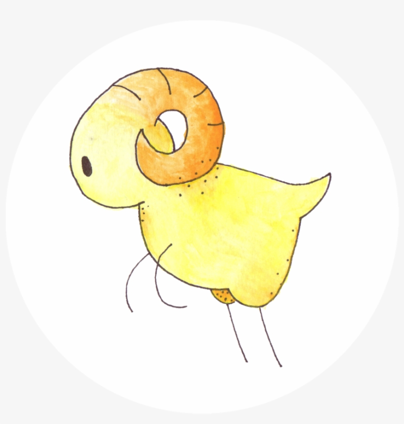 Aries-watercolor - Watercolor Painting, transparent png