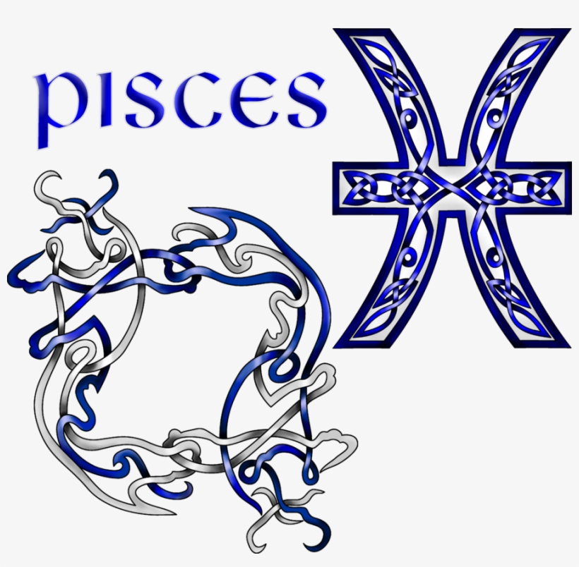 Celtic Knot Pisces By Knotyourworld - Pisces Celtic Knot, transparent png