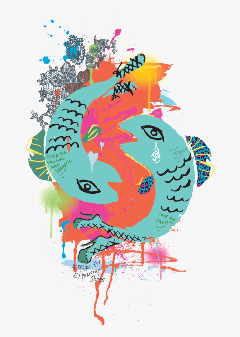 Pisces - Happy Birthday Pisces, transparent png