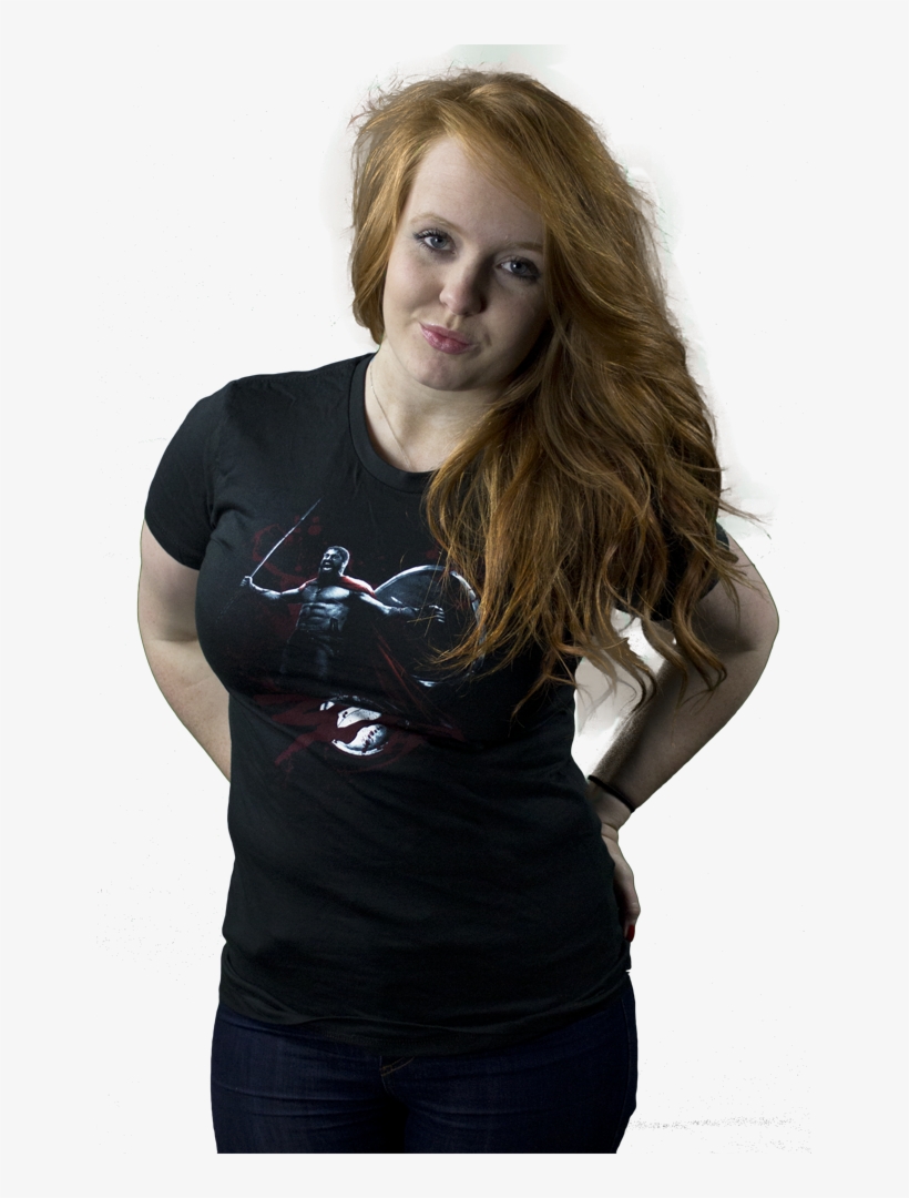 King Leonidas Yelling Female T-shirt - Leonidas, transparent png
