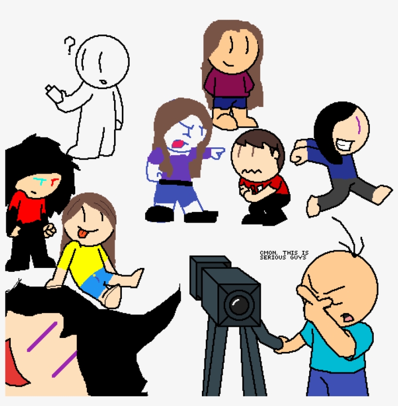 I Drew The Girl Yelling - User, transparent png
