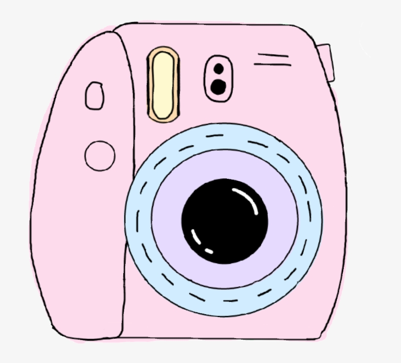 #instax #pink #camera #photography #tumblrarts #peace - Png Polaroid Camera, transparent png