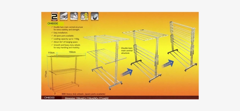 Clothes Hangers, Retractable Clothesline,retractable - Singapore Balcony Dress Hanger, transparent png
