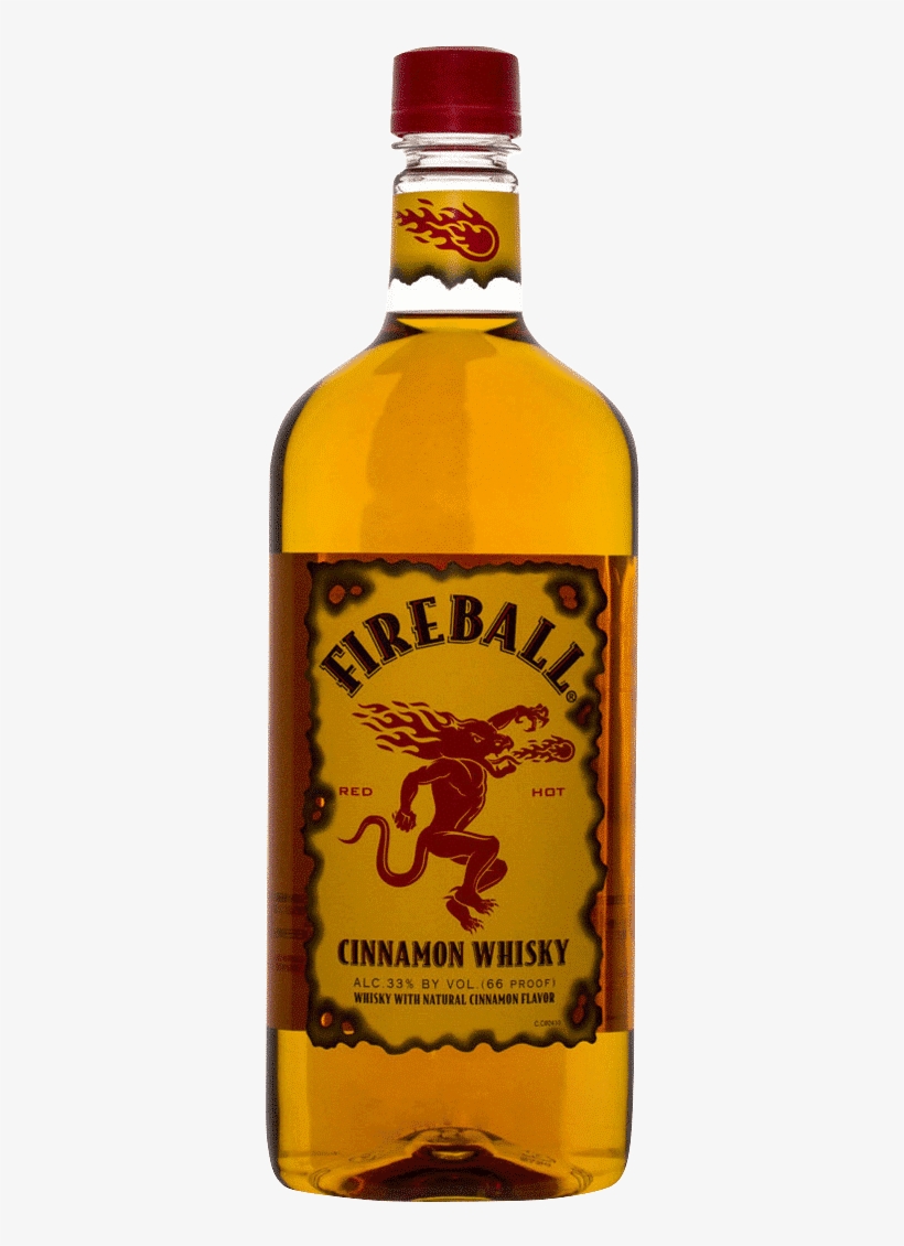 Fireball Cinnamon Whiskey - 750ml Fireball Cinnamon Whisky, transparent png