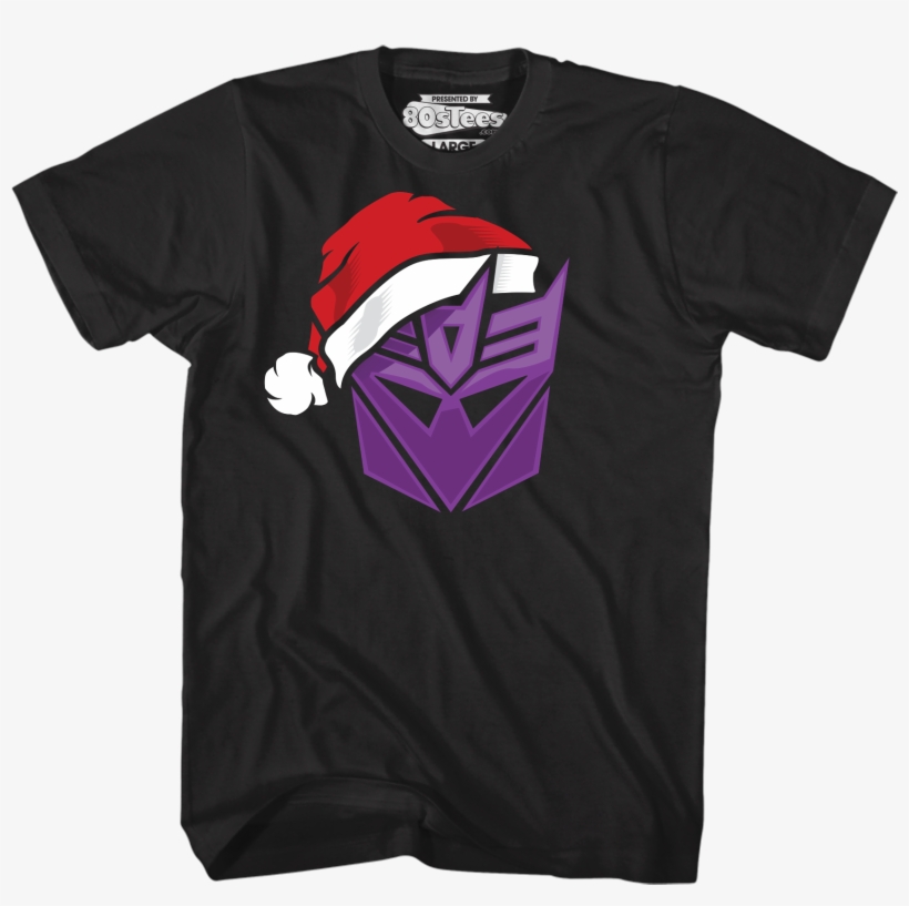 Transformers Decepticon Santa T-shirt - Tim And Eric Zone Theory Shirt, transparent png