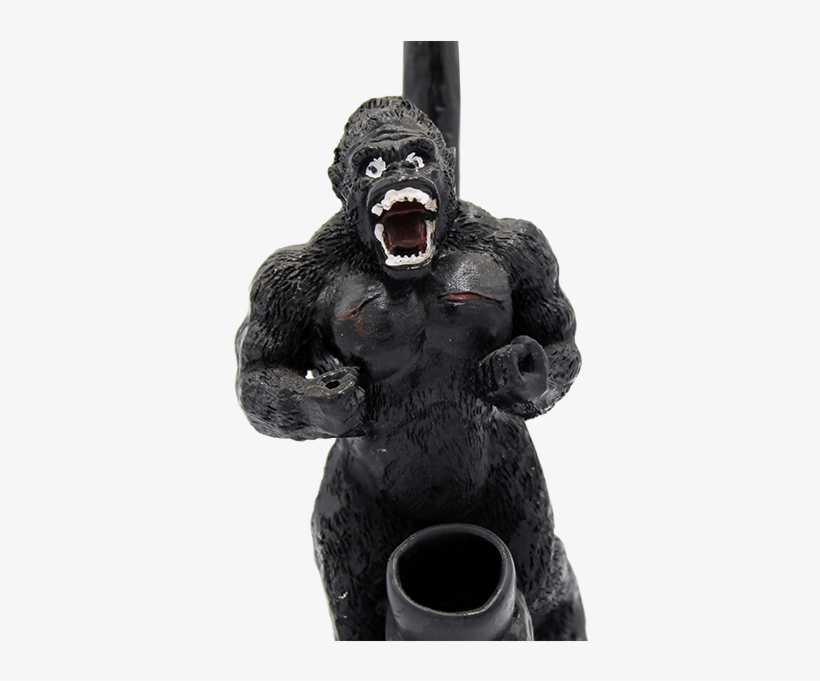 Angry Gorilla Resin Pipe - Statue, transparent png