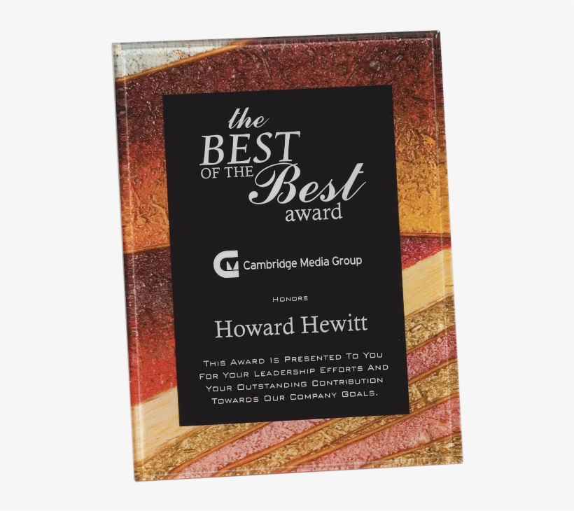 Autumn Harvest Acrylic Plaque - Types Of Gifts For Awards, transparent png