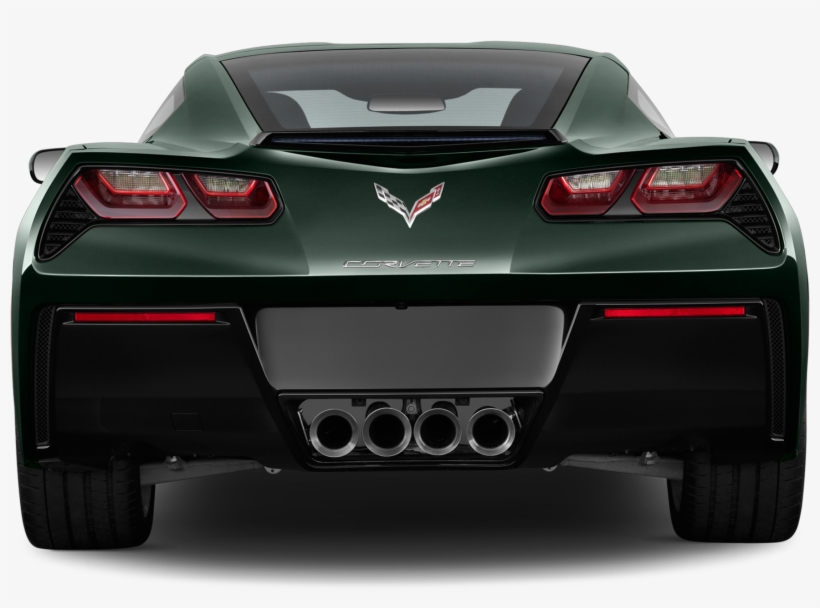 Rear Clipart Sport Car - 2018 Corvette Convertible Rear, transparent png