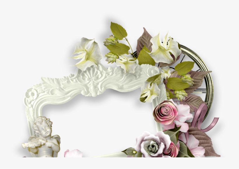 Wedding Flower Png - Zezette Cadres Et Bordures Page 7, transparent png