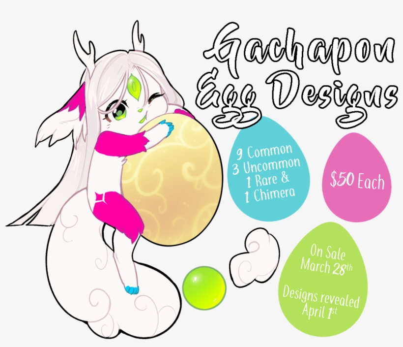 Easter Gachapon Designs - Cartoon, transparent png