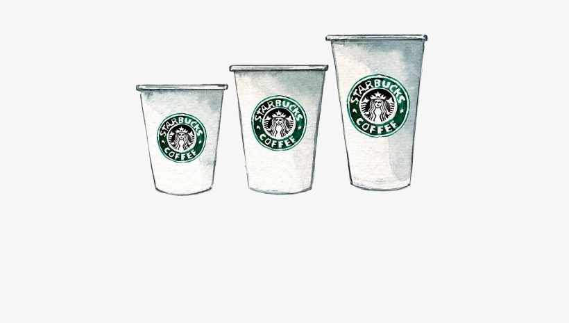 Coffee Frappuccino Cup Tea Mug Starbucks Hand-painted - Starbucks, transparent png