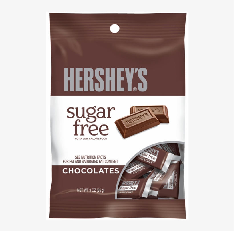 Hershey Bar Mini Sugar Free 3oz Peg Bag Case Qty - Hershey's Sugar Free Chocolate, transparent png