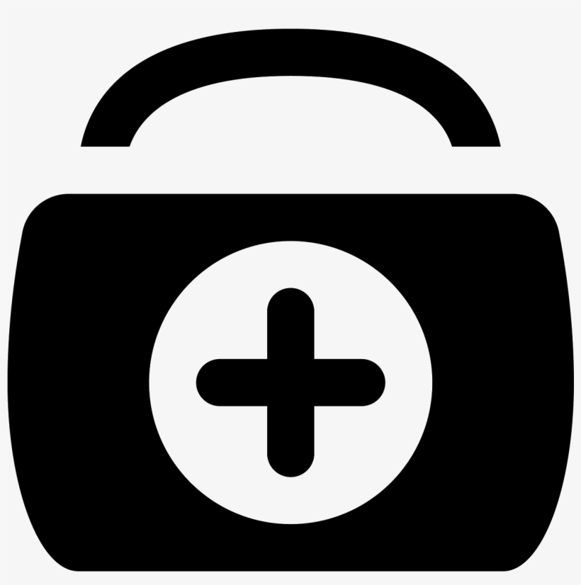 Medical Bag Icon - Cross, transparent png