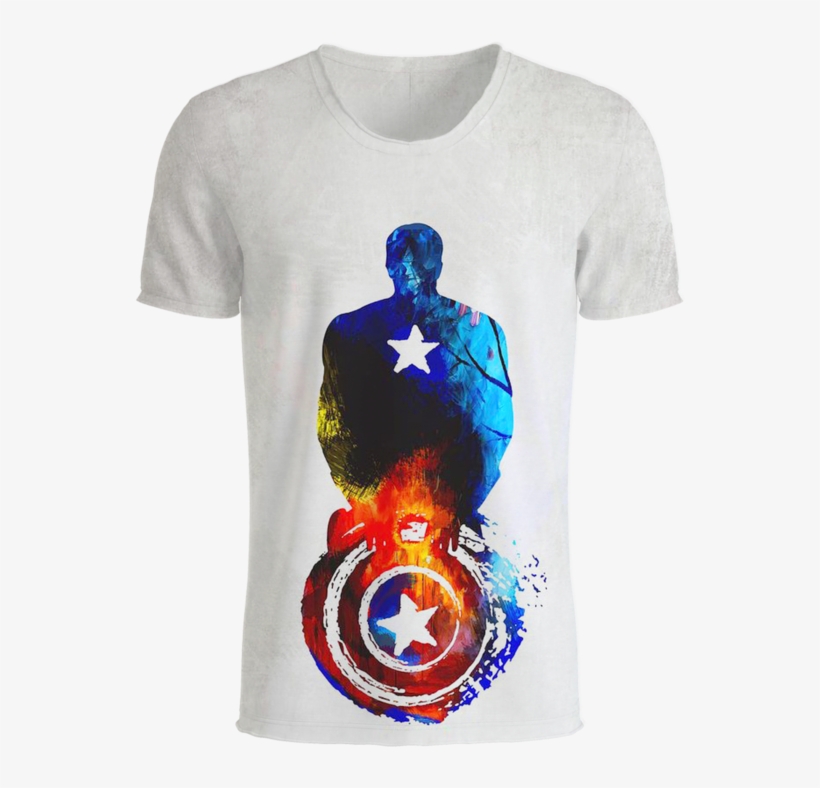 Captain America The Avenger Movie 3d T-shirt - Captain America, transparent png