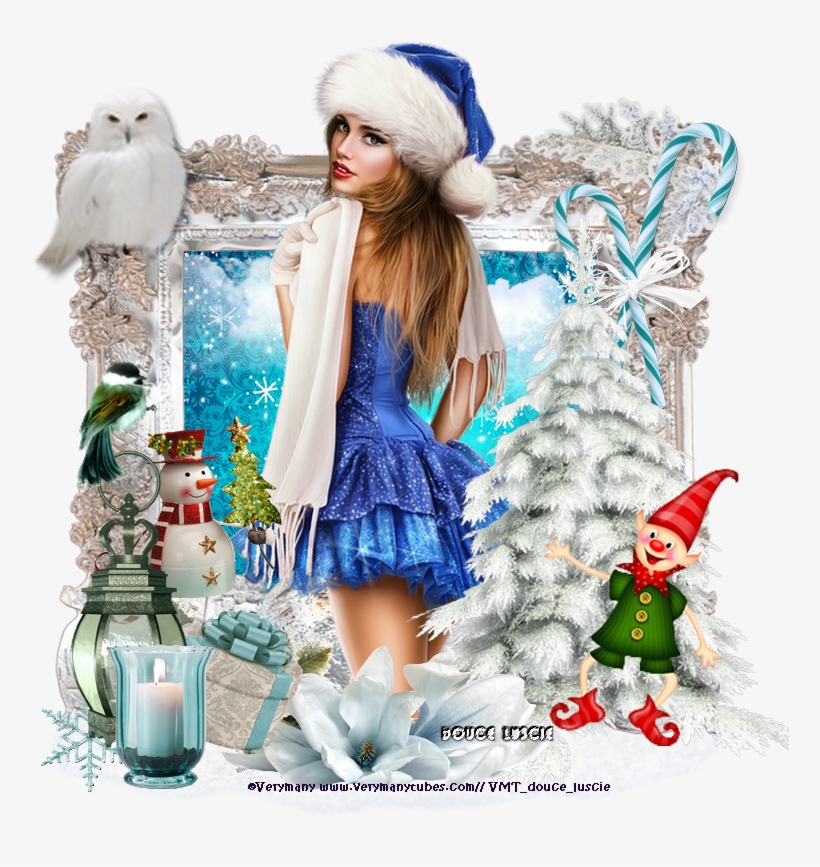 Défi Mère Noel - Girl, transparent png