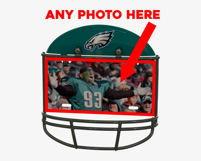 Philadelphia Eagles Helmet Png - Sports Team License Plate Frame, transparent png