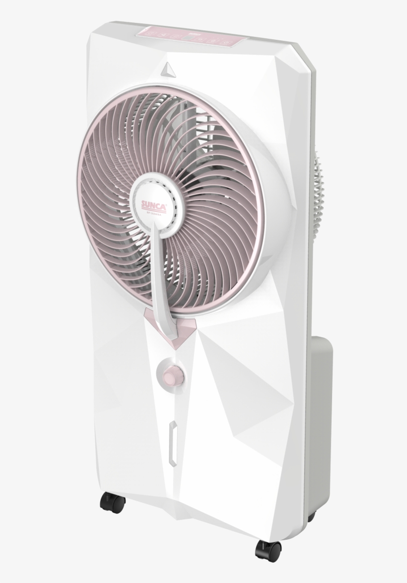 Ac/dc Rechargeable Mist Fan With Lonizer - Electric Fan, transparent png