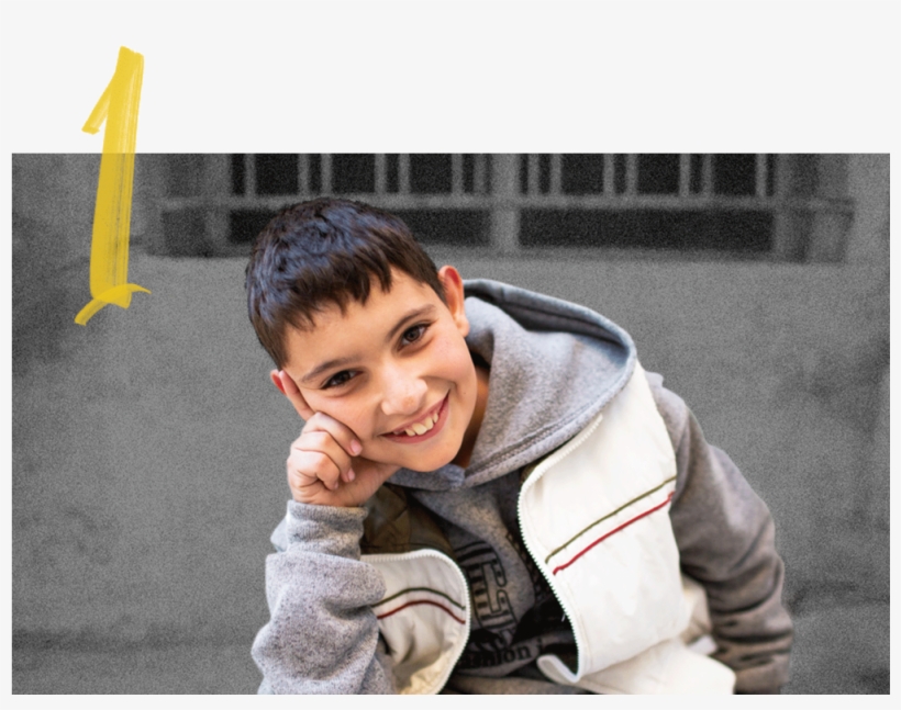 Ye19 Number-images 01b - Boy, transparent png