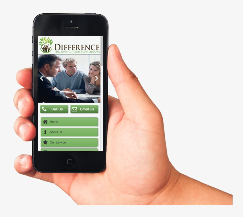 Iphone-hand - Mobile Device, transparent png