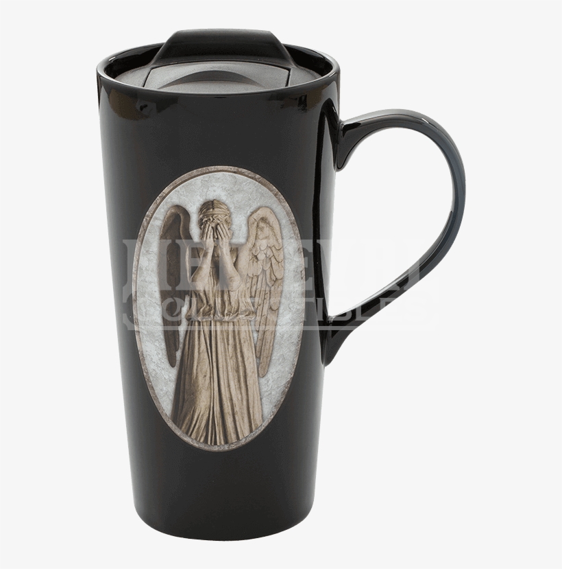 Doctor Who Weeping Angel Heat Reactive Travel Mug - Doctor Who Weeping Angel Heat Reactive Ceramic Travel, transparent png