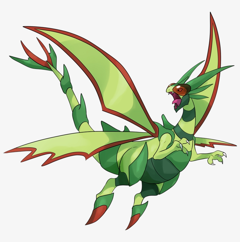 16,858,000 Exp - Pokemon Flygon Shiny, transparent png