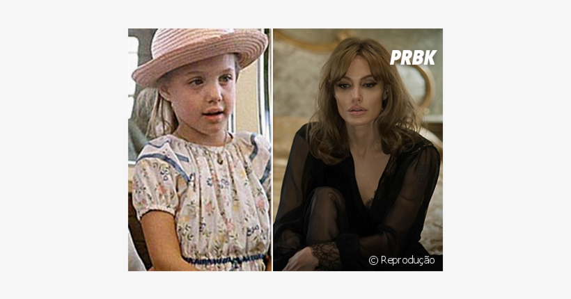 Olha A Diferença De Angelina Jolie Em Seu Primeiro - Looking To Get Out Angelina, transparent png