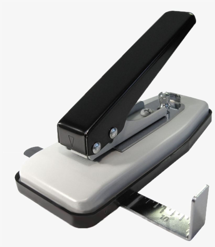 Stapler Style Slot Punch With Guide, transparent png